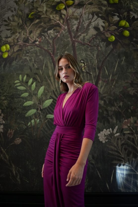 VESTIDO CAFÉ - Imagen 2