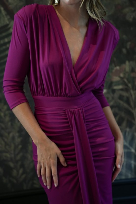 VESTIDO CAFÉ - Imagen 3