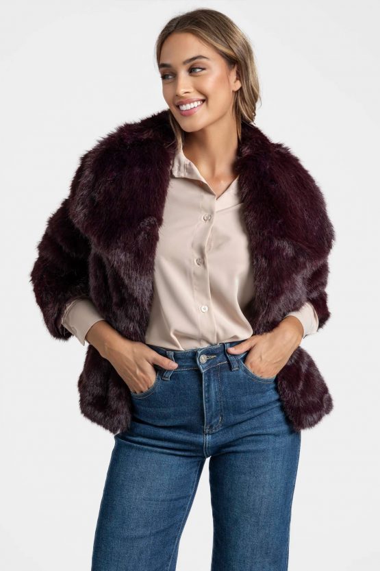 CHAQUETÓN BURDEOS - Imagen 2